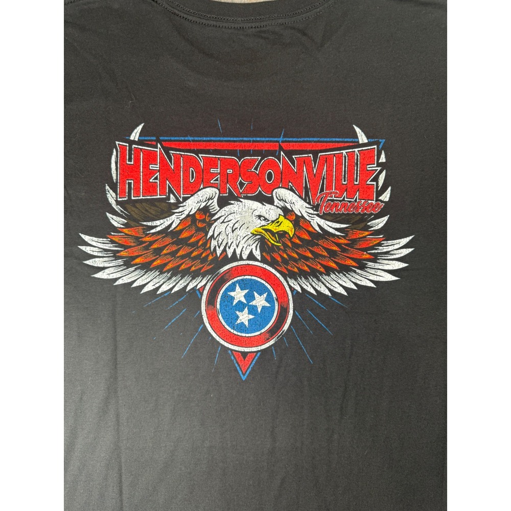 UFC Gym Hendersonville Tennessee Eagle Graphic T-Shirt Black Mens 2XL New - Picture 8 of 8